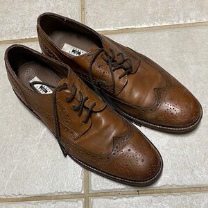 Joseph Abboud Tan Leather Oxfords